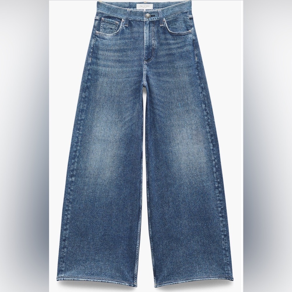 RAG & BONE NEW Miramar Wide Leg Jeans 32